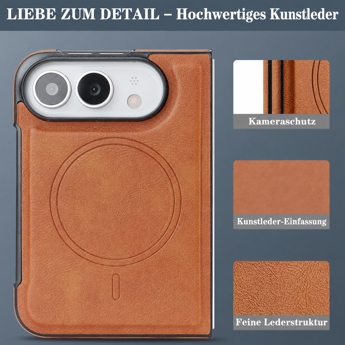 Vegan Leather MagSafe - iPhone Duo Hülle