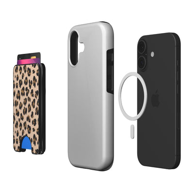 MagSafe Wallet Leopard Three
