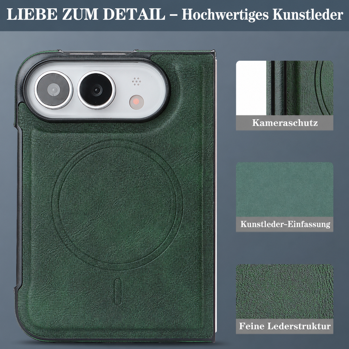 Vegan Leather MagSafe - iPhone Duo Hülle